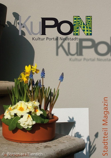 Titel des Magazins KuPoN, Foto + Grafik